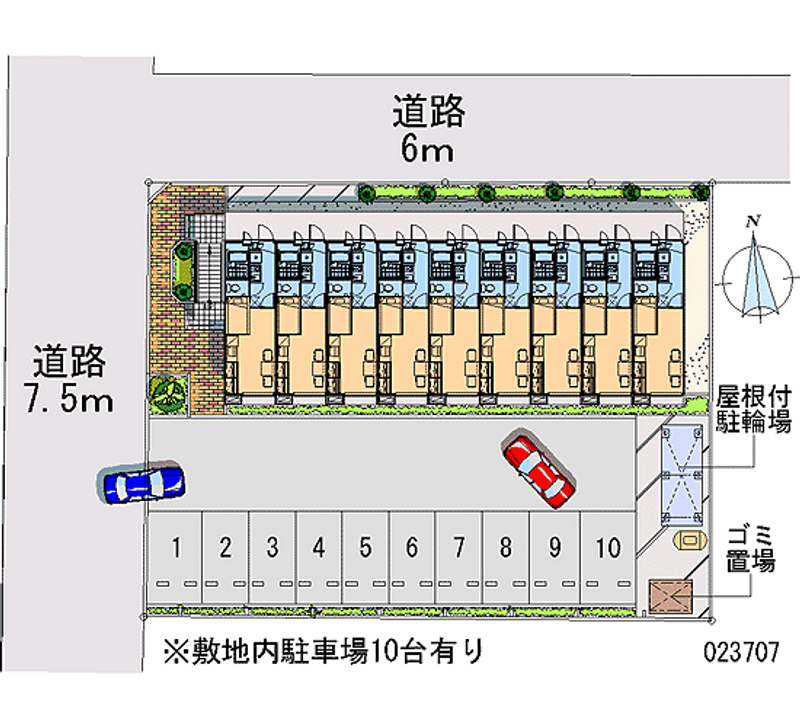 レオパレス和泉 月極駐車場