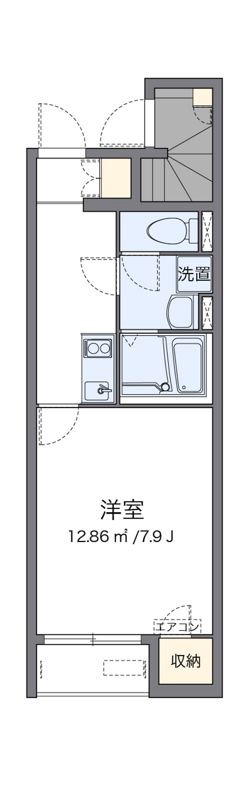 クレイノグレイス上津Ⅲ 間取図