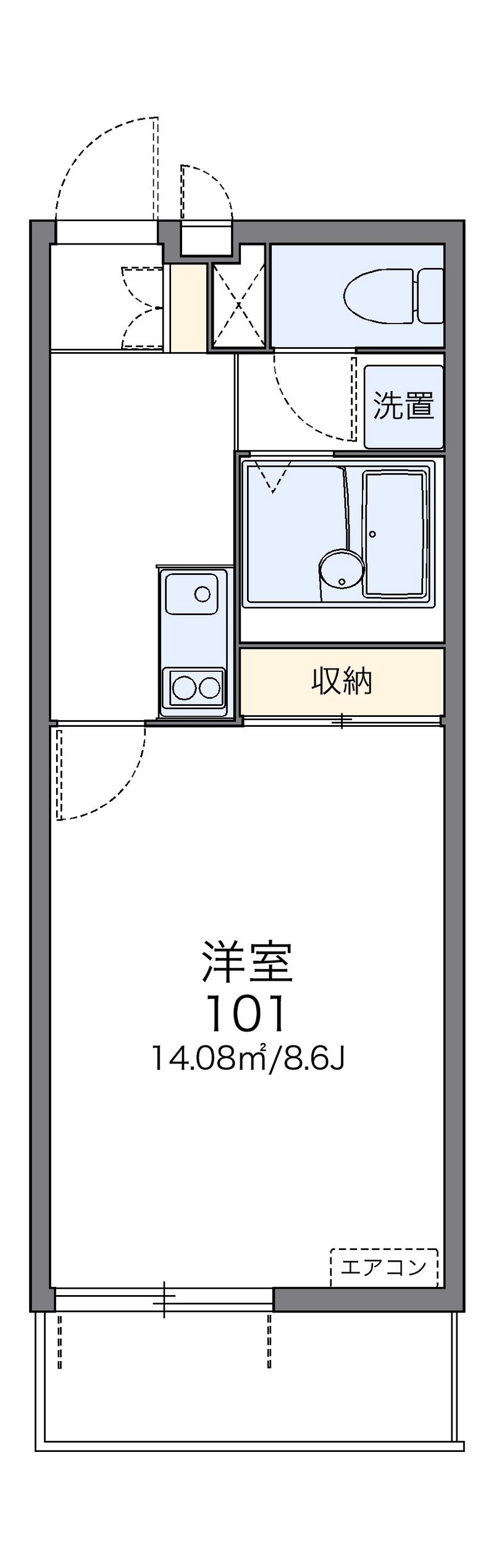 レオネクストシモンズ 間取図