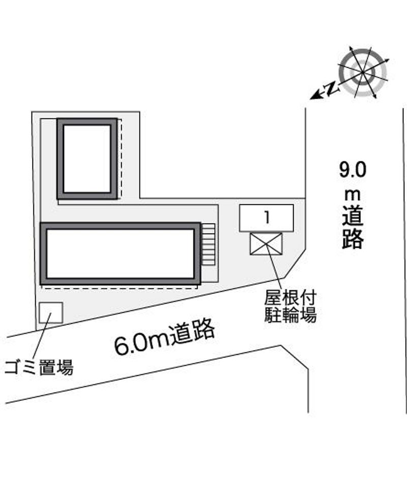 レオパレスウェルストンⅠ 配置図