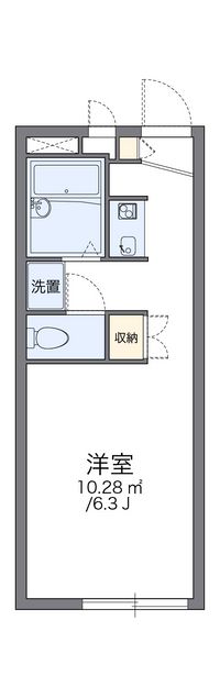 レオパレスプレノタートⅠ 間取り図