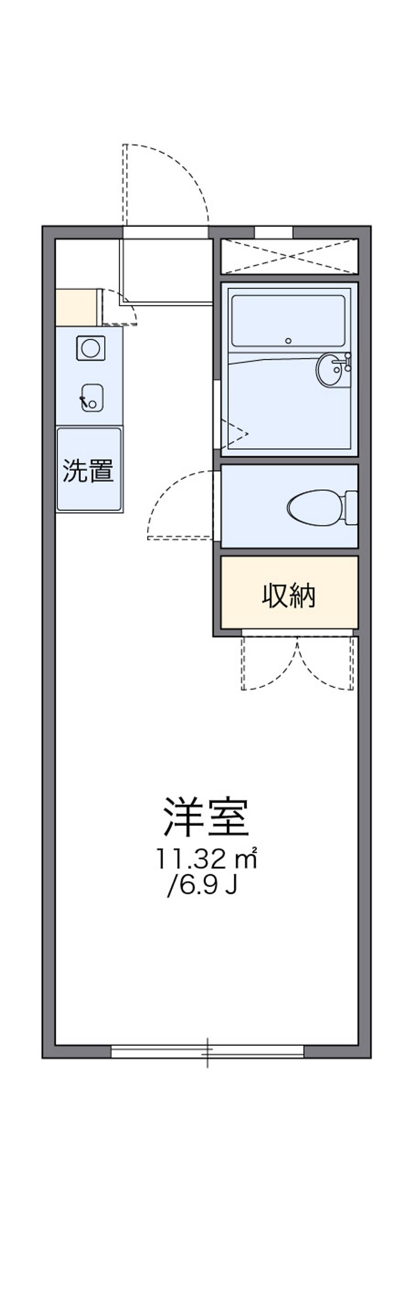 レオパレスＡＮＮＥＸＥＧＡＷＡ 間取図