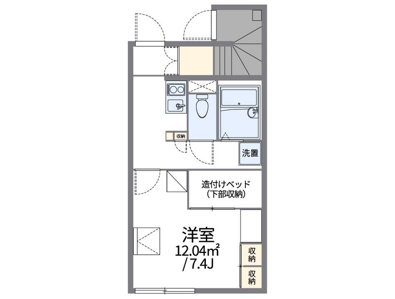 レオパレスコンファーレ神栖Ⅰ 間取図