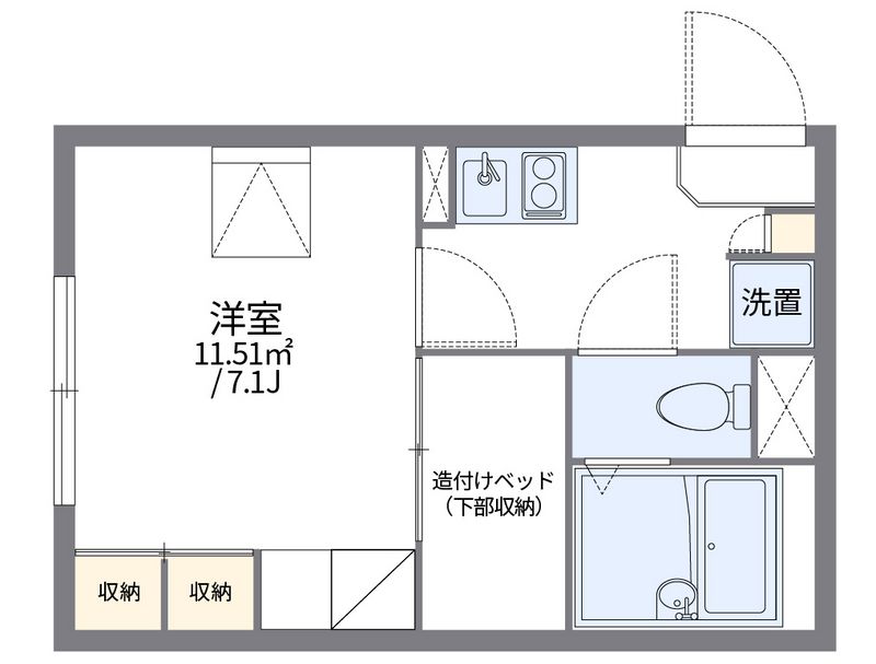 レオパレス幸 間取り