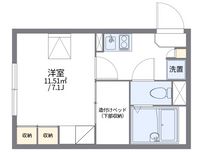 レオパレス幸 間取り図