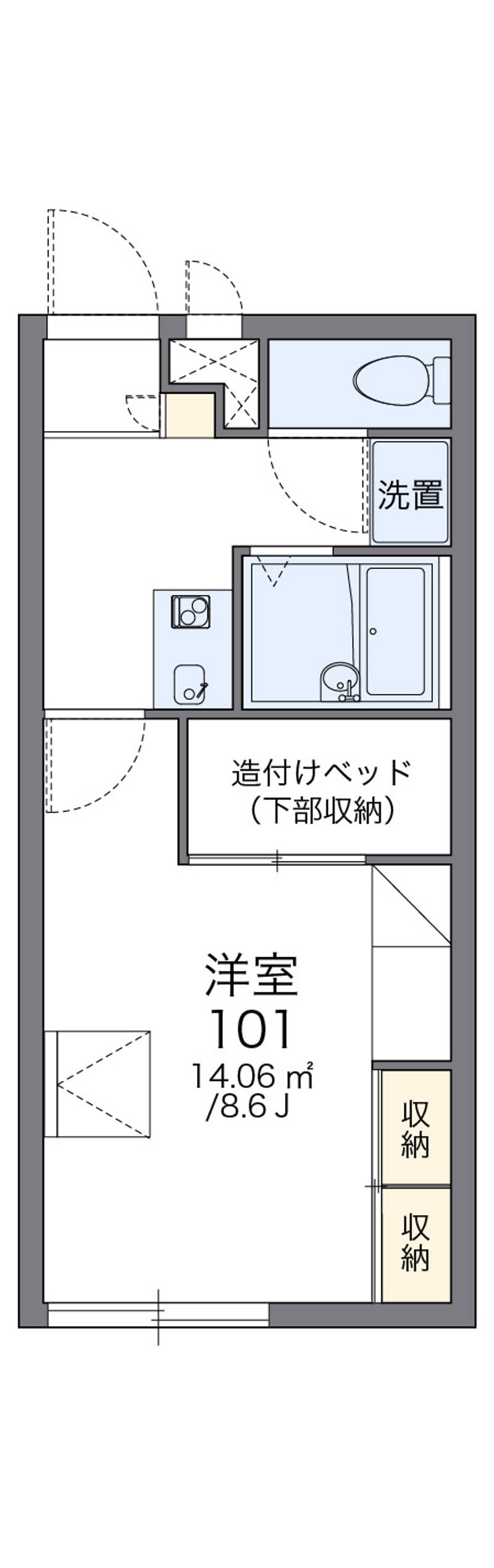 レオパレスＲｙｕ 間取図