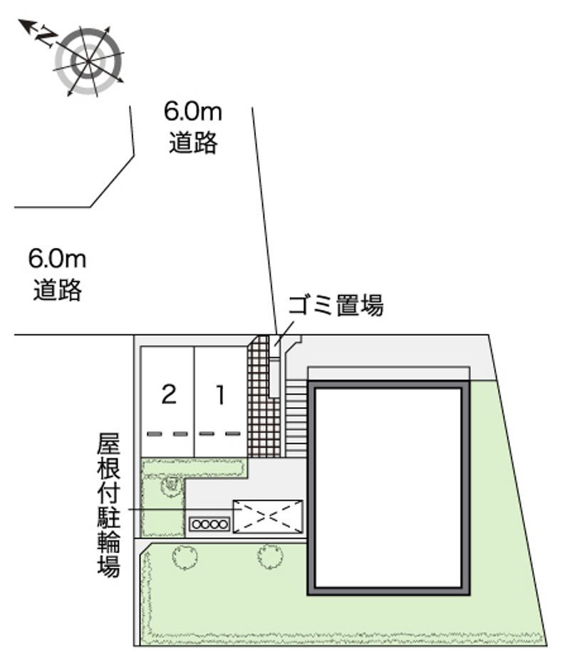 レオネクスト松和花壇 配置図