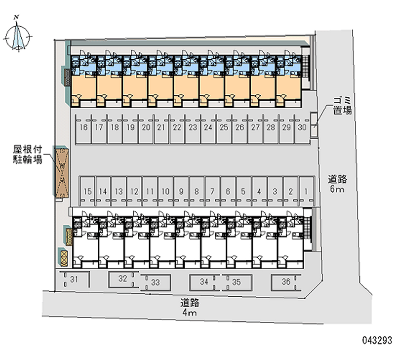 43293 bãi đậu xe hàng tháng