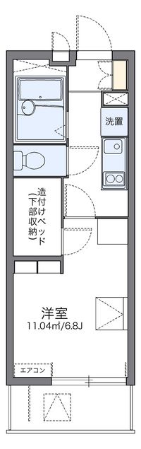 レオパレスＳｍｉｌｅ　Ｓ 間取り図