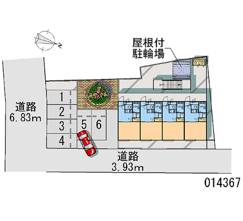 レオパレスジュネス 月極駐車場