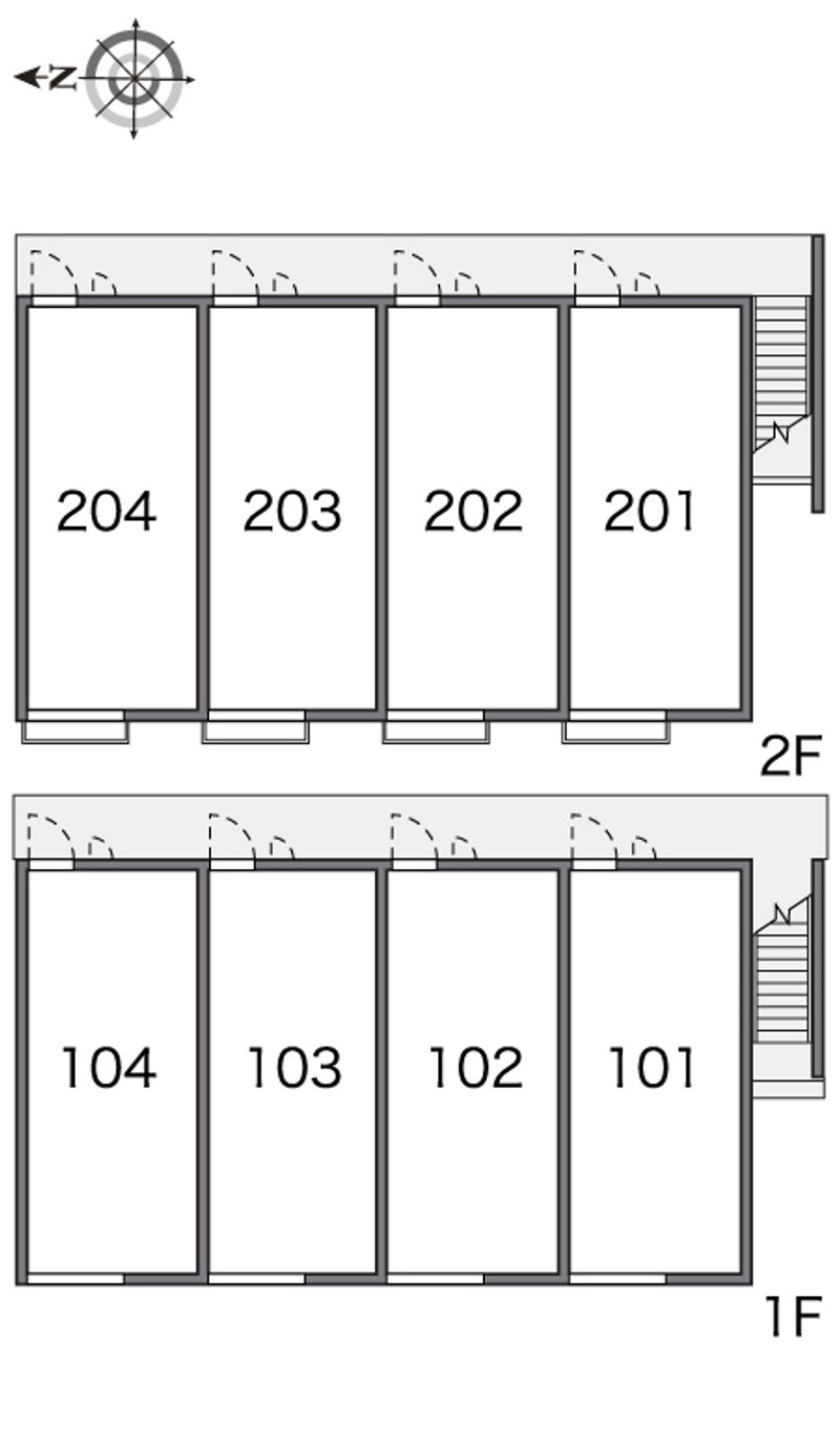 レオパレスクレールアミラ 間取配置図