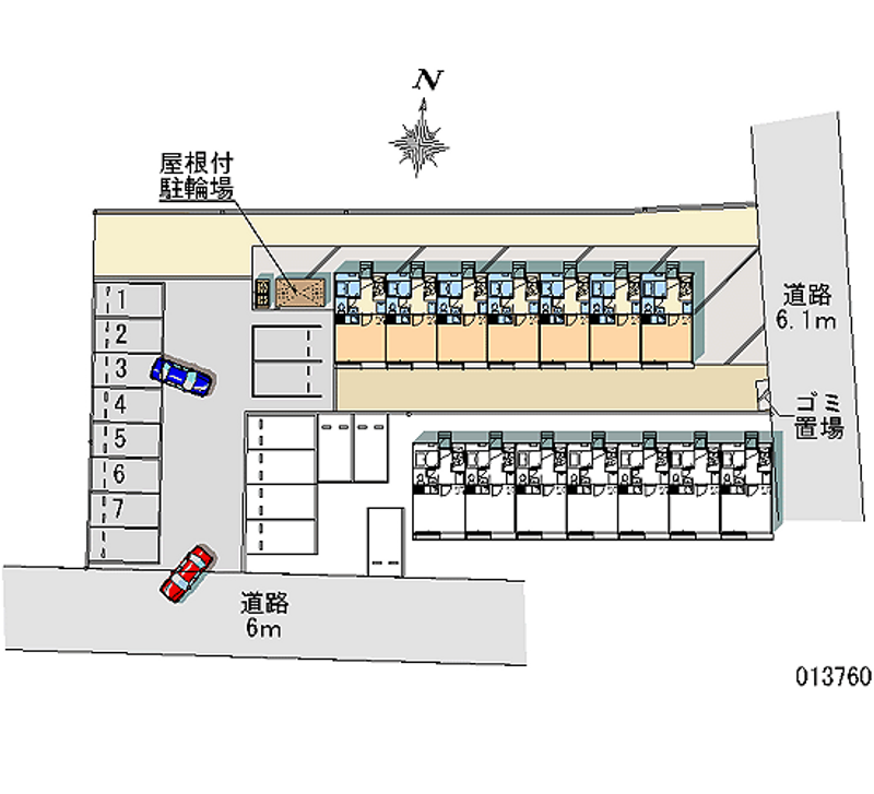 レオパレスＭＩＹＡＳＨＩＴＡ 月極駐車場