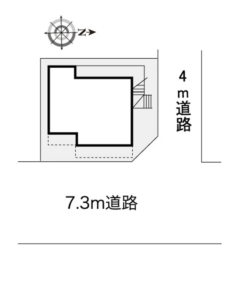 レオパレス吉川第７ 配置図