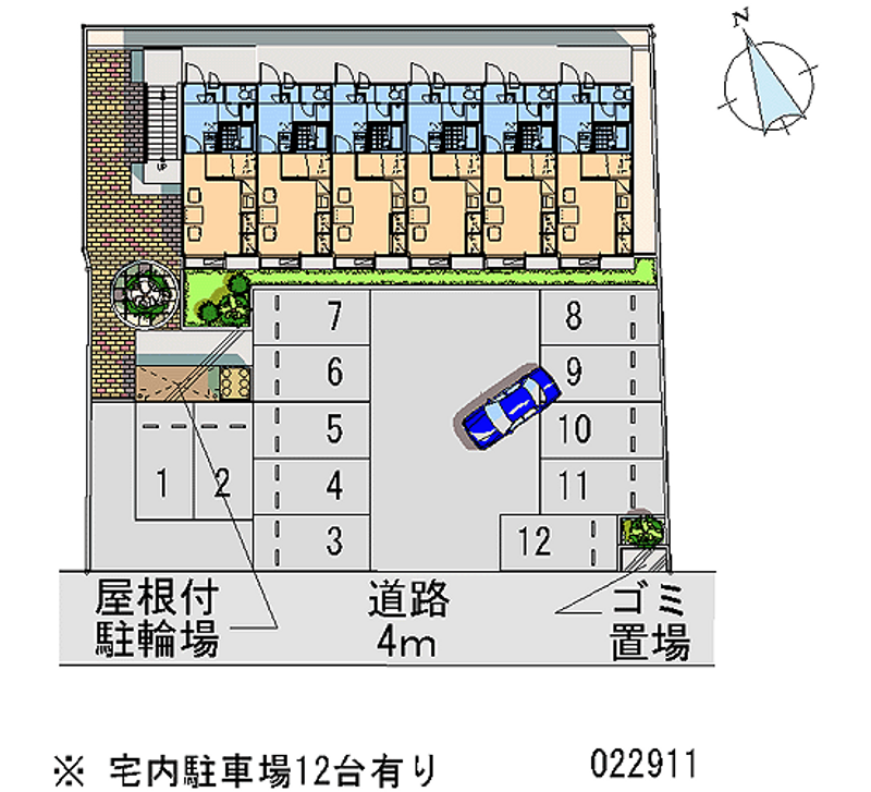 レオパレスＭＡＴＳＵ 月極駐車場