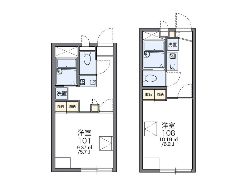 レオパレスコリーヌ 間取図