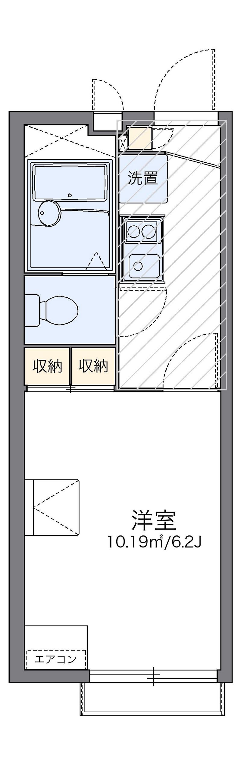 レオパレスばら 間取図