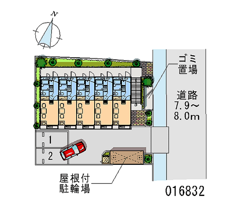 16832月租停车场