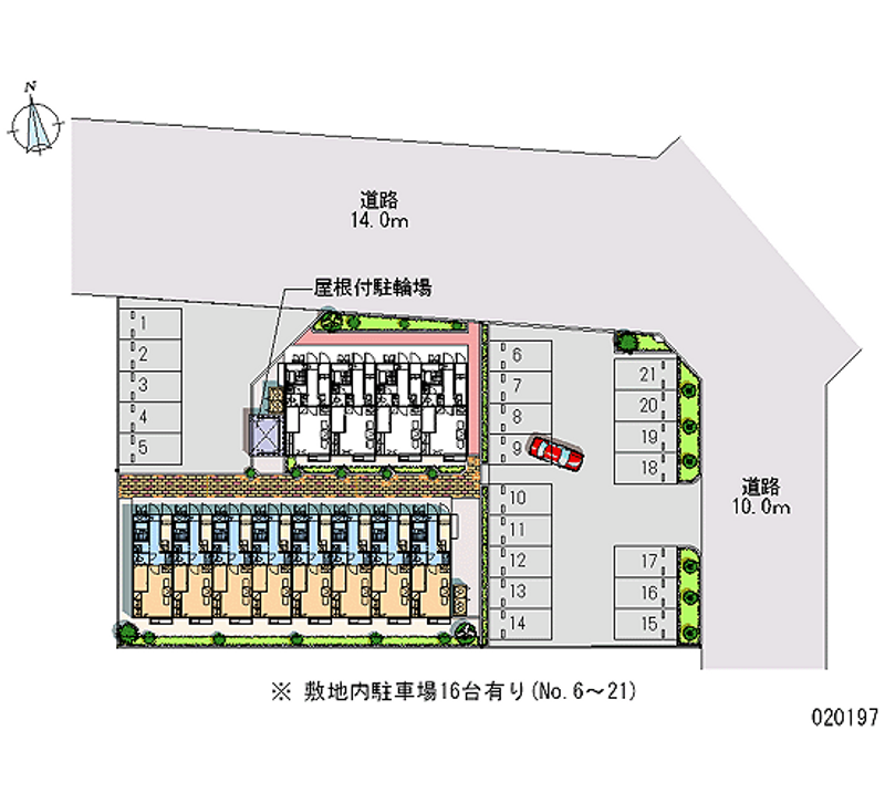 20197 Monthly parking lot