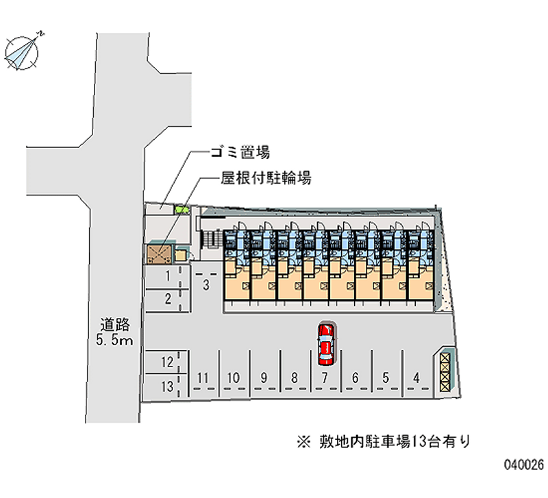 レオパレスベトレーテンナーベ 月極駐車場