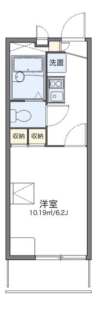 レオパレスニュー千葉ハイツ　Ａ 間取り図