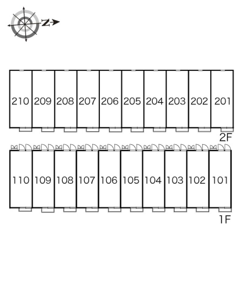 レオパレスＬｏｖｅ＆Ｐｅａｃｅ 間取り配置図