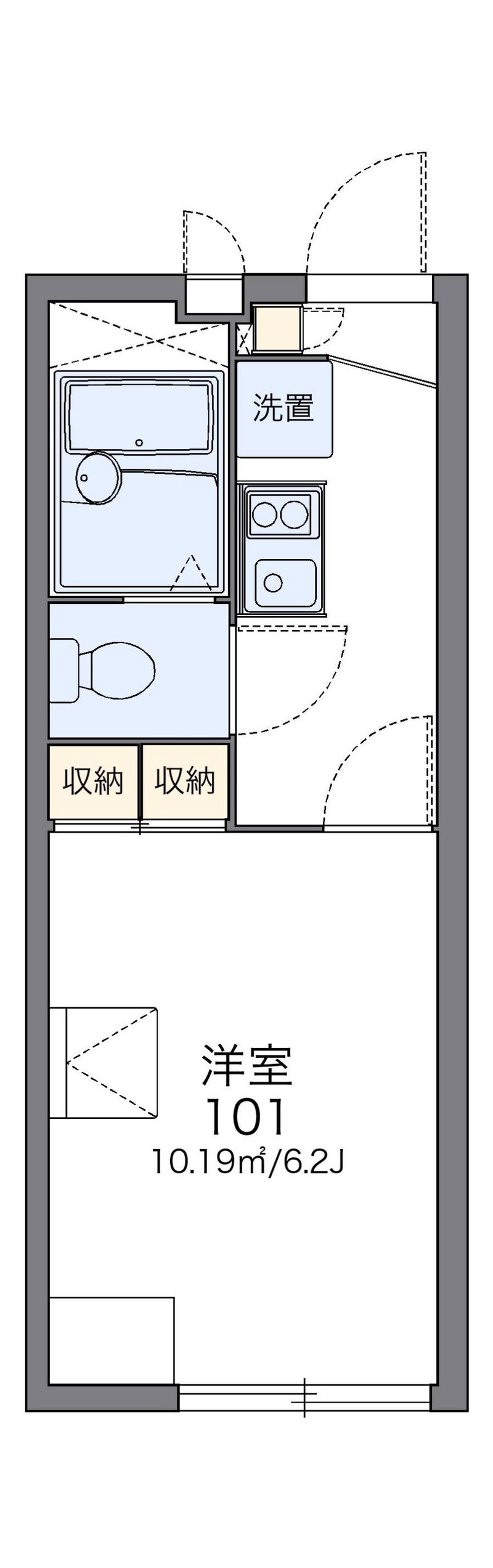 レオパレスＭａｋｅａｒｒｏｗ 間取図