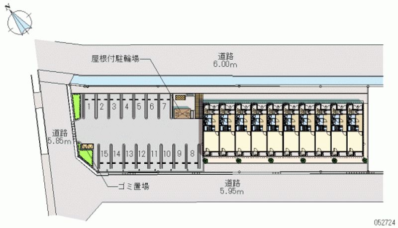 52724月租停车场