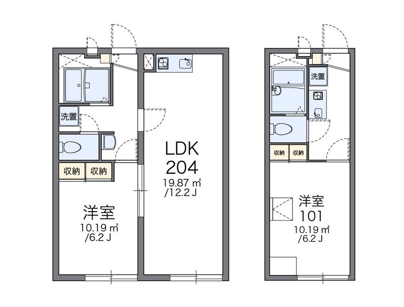 レオパレスＴ＆Ｓ　Ⅱ 間取図