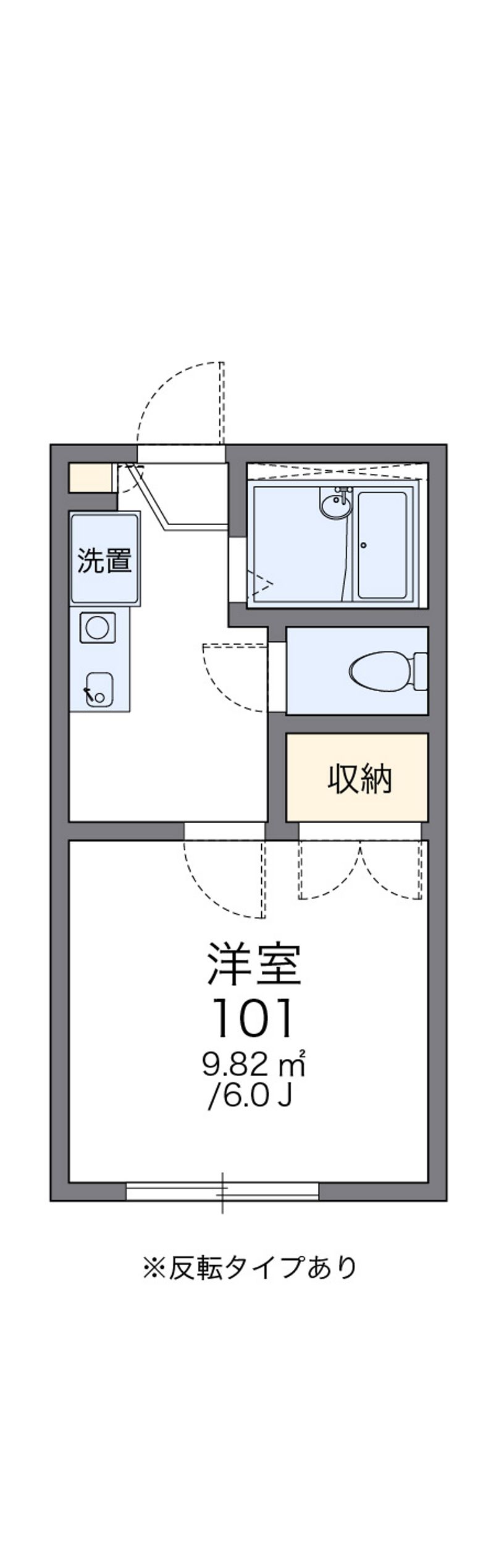 レオパレスユーカリ 間取図