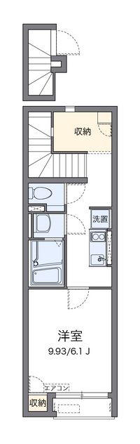 レオネクストエスポワールⅡ 間取り図