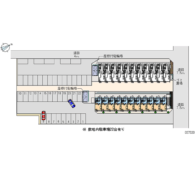 27520 bãi đậu xe hàng tháng