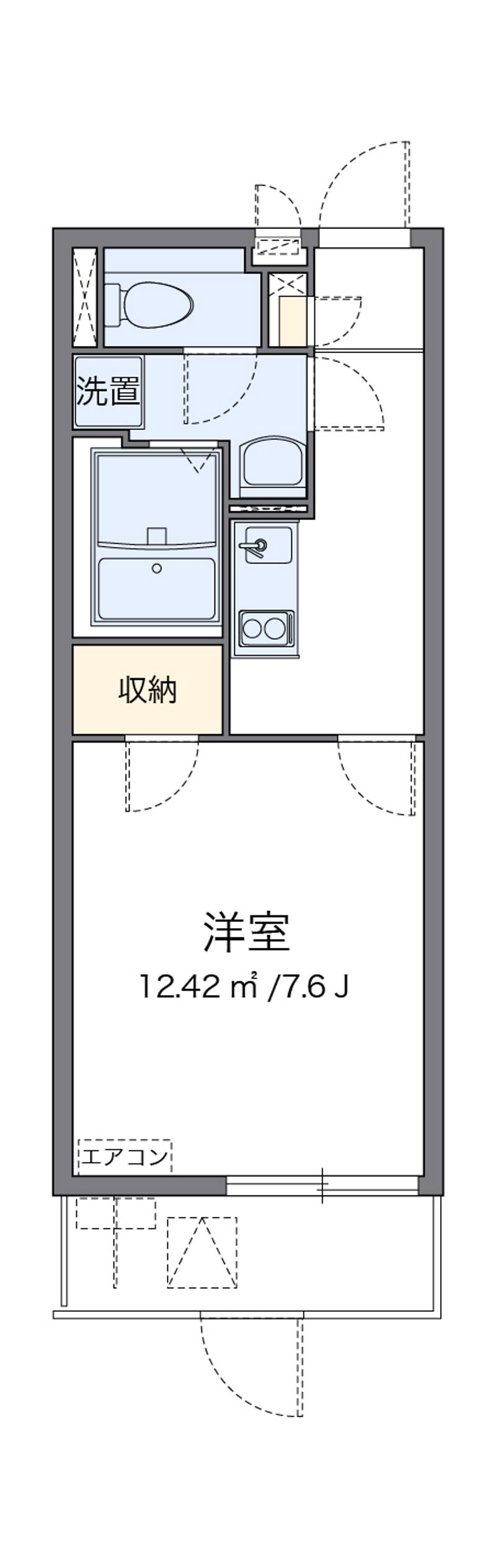 クレイノプランドール桜ヶ丘 間取図