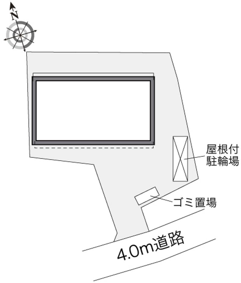 レオパレスクレストコート 配置図