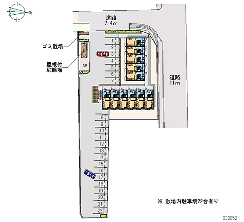 38052 Monthly parking lot