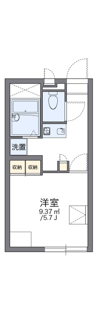 レオパレスあさひⅠ 間取り図