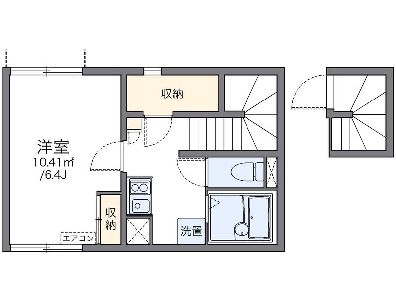 レオネクストチェリーブロッサム 間取図