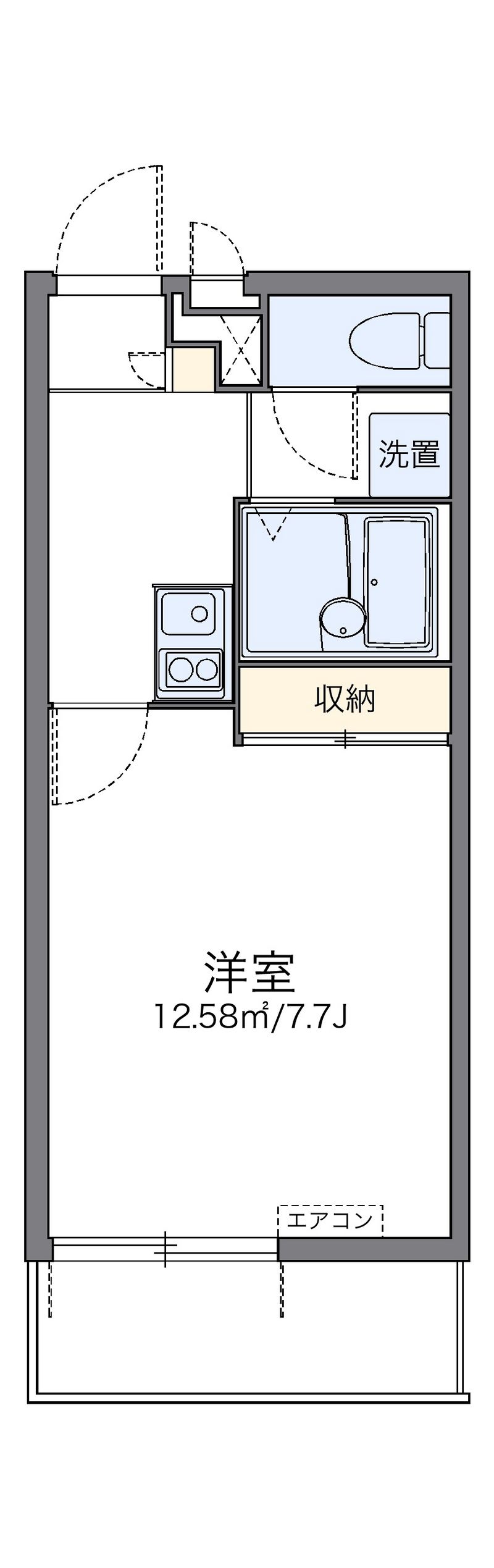 レオパレスマックハウス 間取図