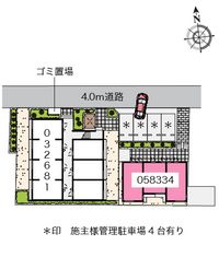 クレイノ若葉 配置図