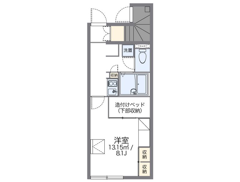 レオパレス三ッ橘 間取図