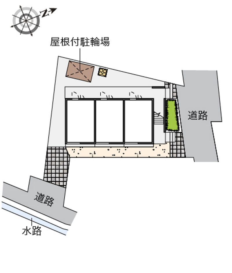 レオパレスクラール　ガルテン 配置図