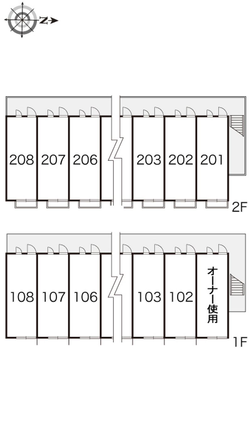 レオパレスヴィラ　ラビニア 間取配置図