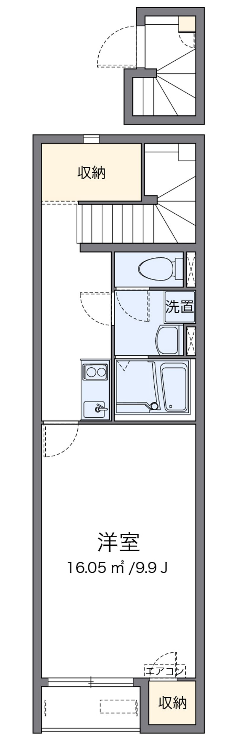 クレイノメゾン　ド　フェリシア 間取図