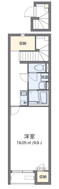 クレイノメゾン　ド　フェリシア 間取り図