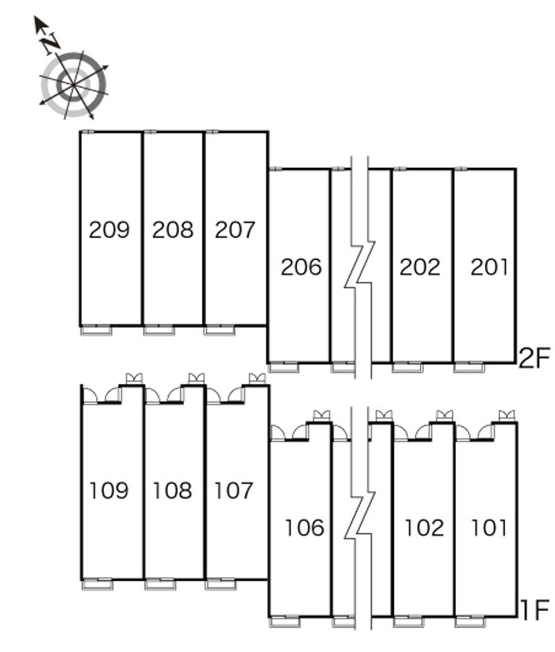 レオパレスＴＨＳ 間取配置図