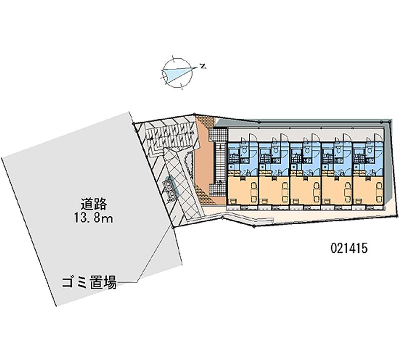レオパレス入船 区画図