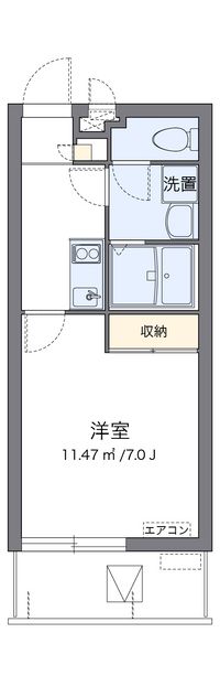 クレイノさんだんかⅡ 間取り図