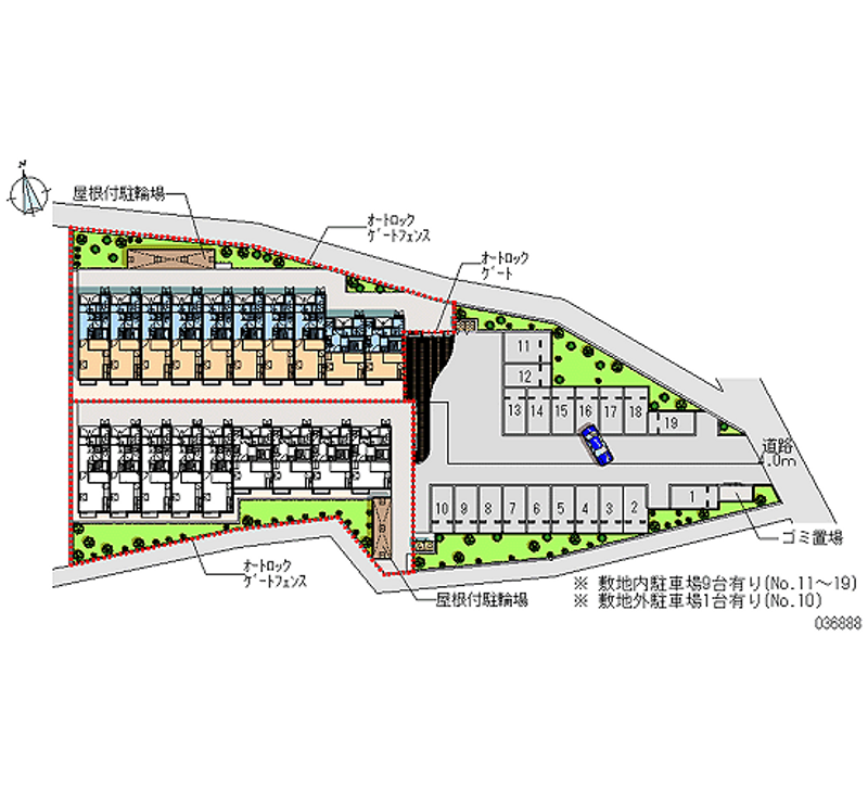 36888月租停車場