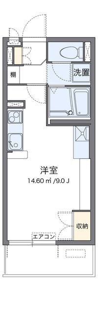 ミランダクレール　西八王子 間取り図