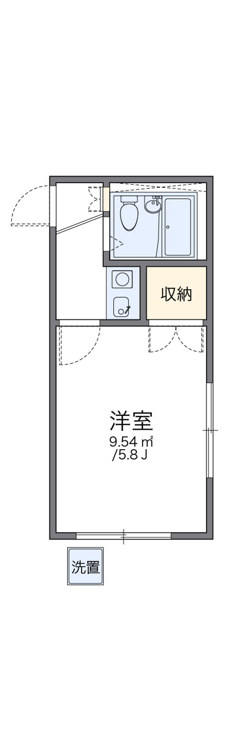 leopalace Kameari Dai5 户型图