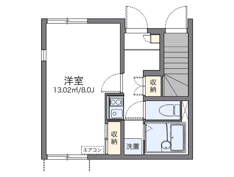 レオネクストパラシオン丸山 間取図